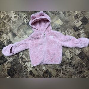 The North Face Pink Fuzzy Kids Jacket